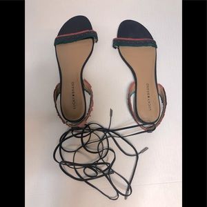 Lucky Brand tie leg sandals